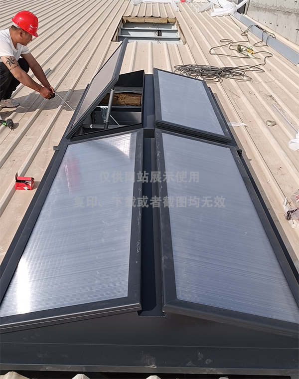 兰州王老吉生产车间麦盖提排烟天窗