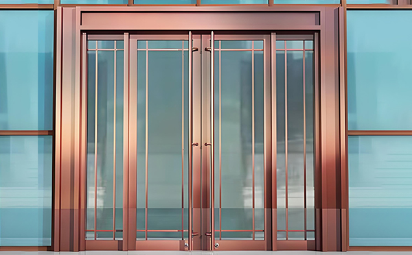 麦盖提玻璃地弹门